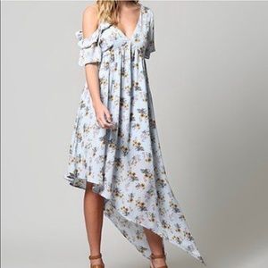NWT Fate by LED light blue floral dress. Size M